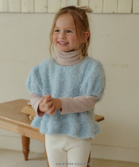 予約 melikey Posong Frill Puff Tee
