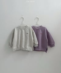 予約minirobe Unbal man to man tee