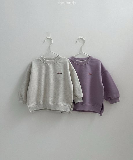 予約minirobe Unbal man to man tee