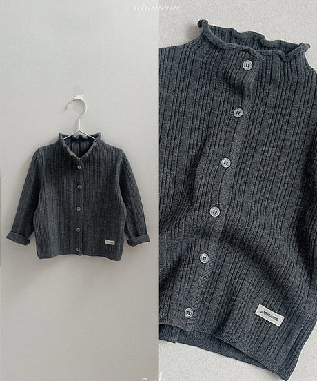 予約 atomeme French knit cardigan