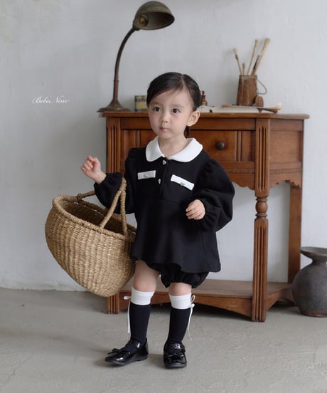 予約 bebe nine Nine Ribbon Half Stocking Set (2p)