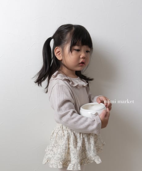予約mimi market Winter collar tee