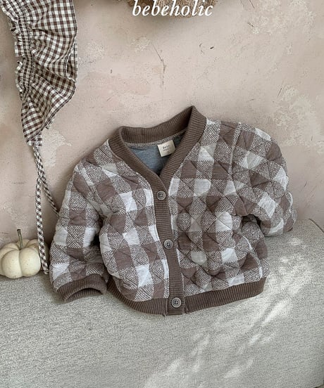 予約 bebeholic Knit car cardigan