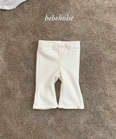 予約 bebeholic Basil golji boots cut pants