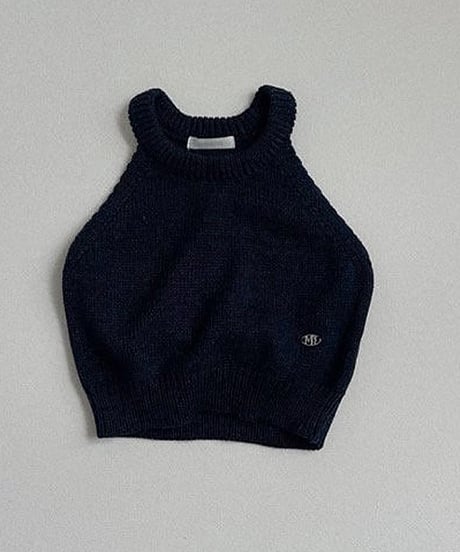 予約minirobe Holter neck knit