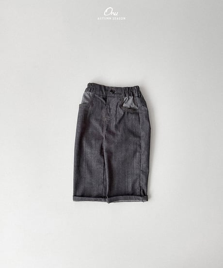予約 ONU Stitch denim pants