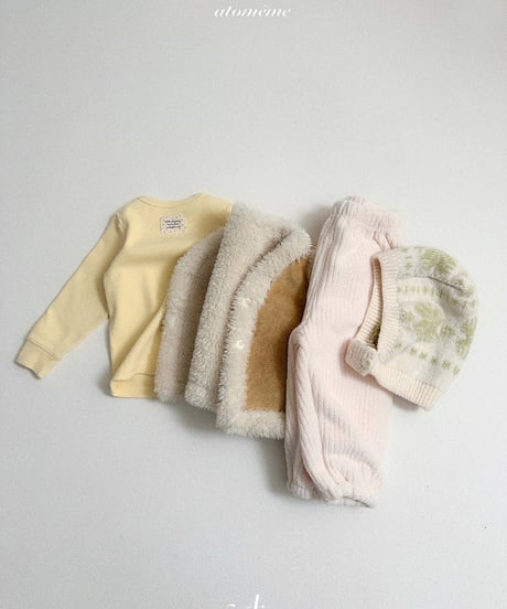 予約 atomeme Buttering fleece pants