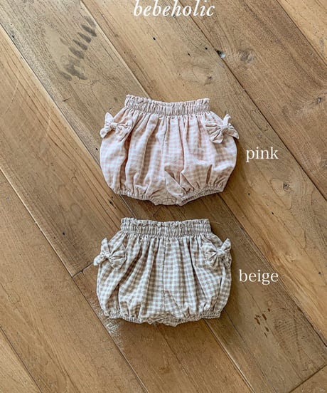 予約 bebeholic Ribbon Bloomer