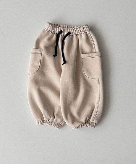 予約 ONU Pocket soft jogger pants