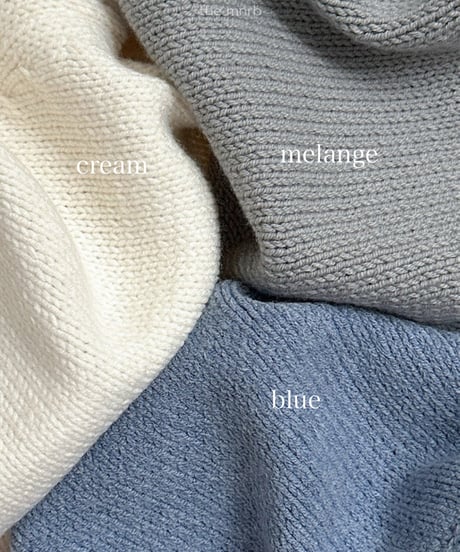 予約minirobe Emblem 7 knit