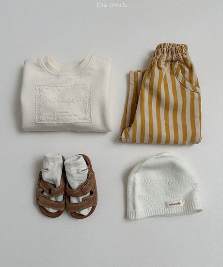 予約minirobe Heart logo socks 3SET
