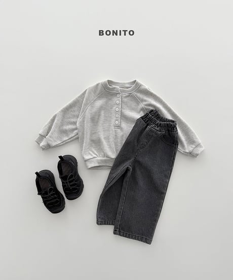 予約 bonito Steamed denim pants