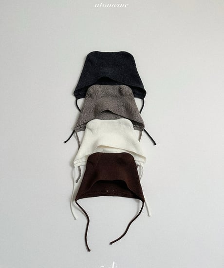 予約 atomeme Teddy bear bonnet