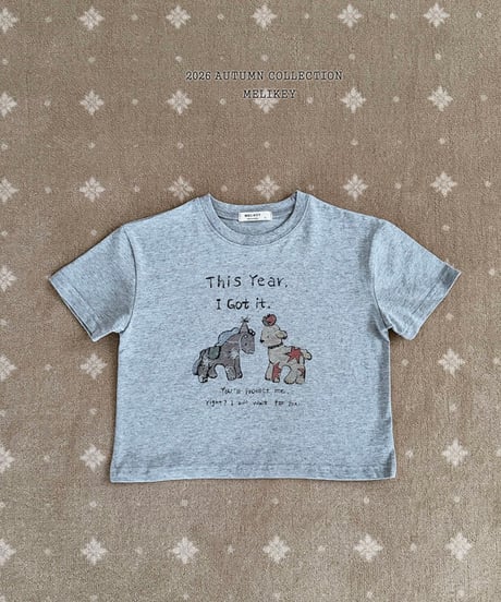 予約 melikey Pony half-shirt