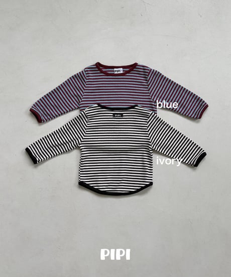 予約pipi Dangara Binding T-shirt