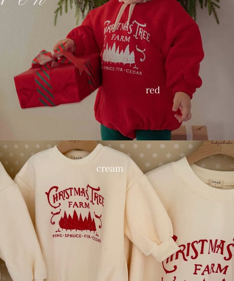 予約 OREN Merry Christmas Sweatshirt Suit