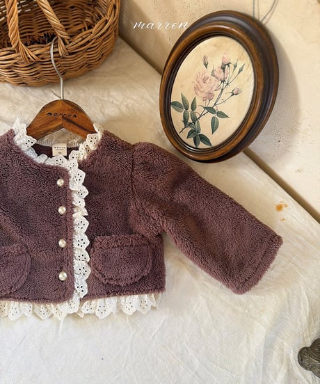 予約 marron Laura fur jacket