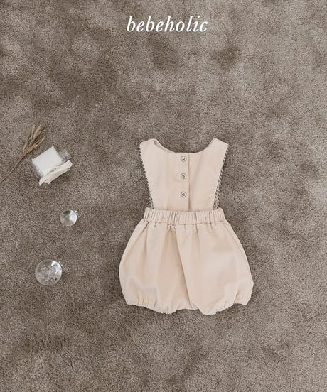 予約 bebeholic Pony suspender suit