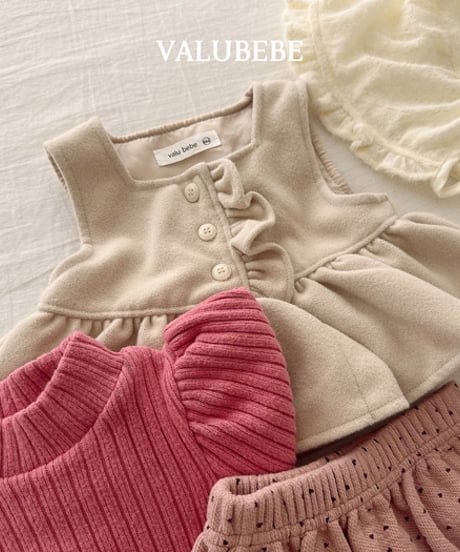 予約 valubebe Wool vest blouse