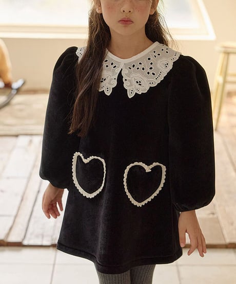 予約 melikey Two heart one-piece
