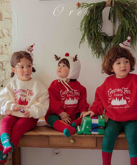 予約 OREN Merry Christmas Sweatshirt Suit
