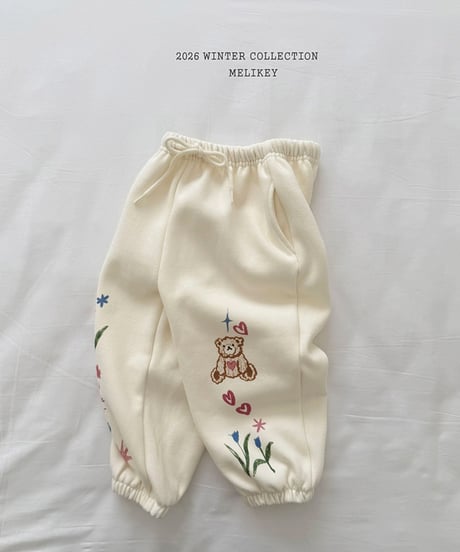 予約 melikey Picture play jogger pants