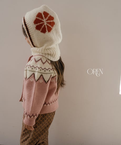 予約 OREN Clover Flower Balaclava