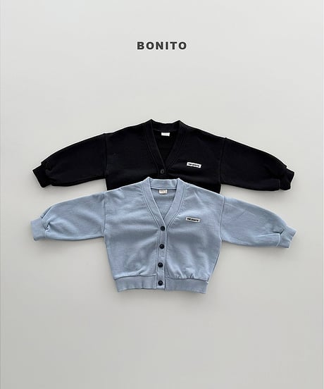 予約 bonito Cotton V cardigan