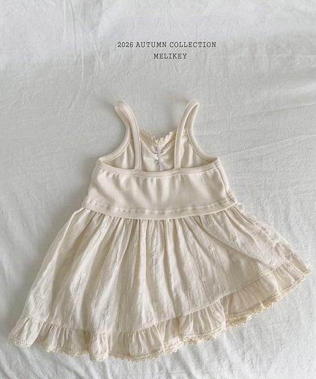 予約 melikey Ballet Frill Nashi One Piece