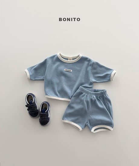 予約 bonito Knit waffle set