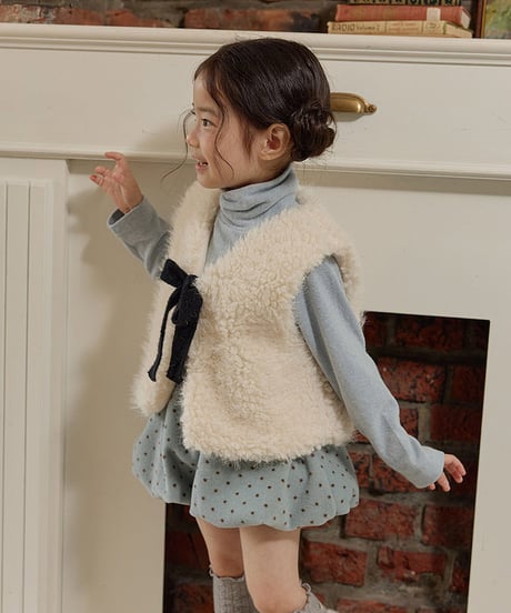 予約 melikey Cloud fur vest