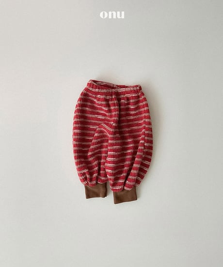 予約 ONU Marshmallow Harem Pants