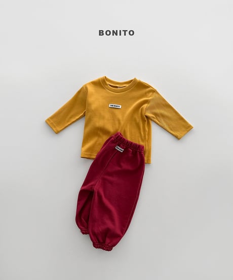 予約 bonito Goal span jogger set