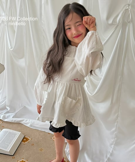 予約 ninibello Hazel Apron One Piece