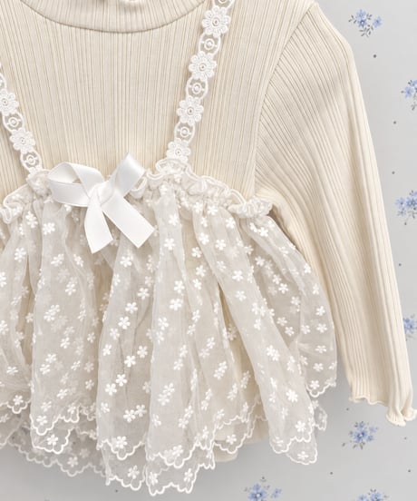 即納aosta lace strap bustier