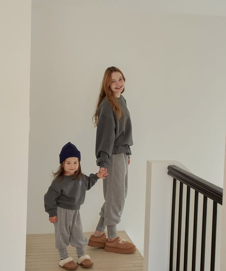 予約 momoann Alin Jogger pants (ママとお揃い)