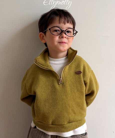 予約Elly Molly Arden Wool Half-Zip