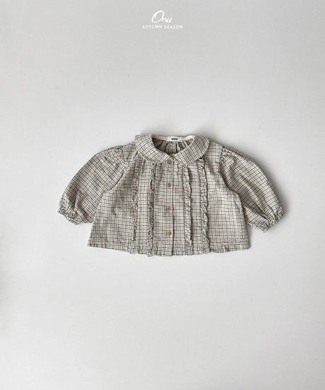 予約 ONU Petit frill blouse