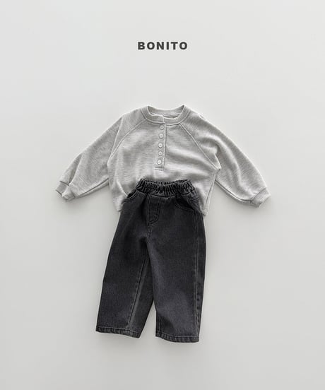 予約 bonito Henry Neck Man to Man