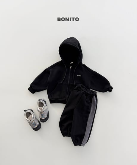 予約 bonito Side-Color-Block Jogger Pants