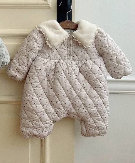 予約 valubebe Sherbet flower padded suit