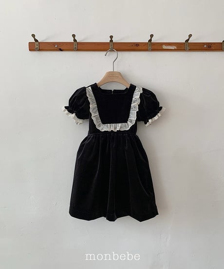 予約 monbebe Anna Velvet One Piece (ママとお揃い)