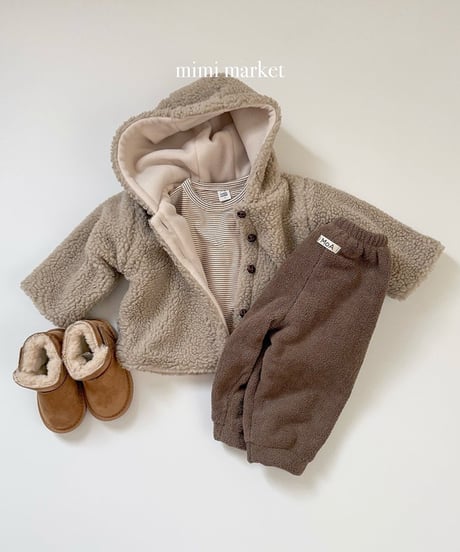 予約 mimi market Eggpin chin jogger pants