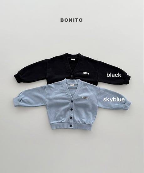 予約 bonito Cotton V cardigan