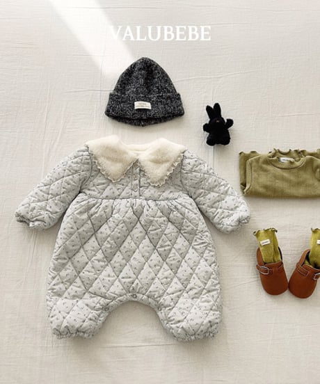 予約 valubebe Sherbet flower padded suit