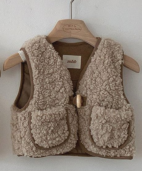 予約 monbebe Wool vest