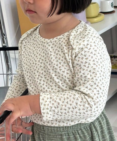 予約pipi Flower tee