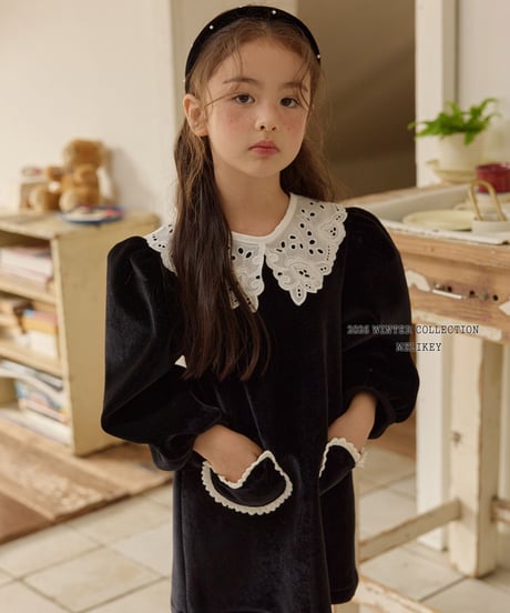 予約 melikey lace collar