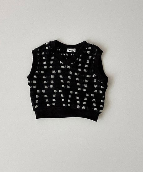 予約 ONU Warm knit vest