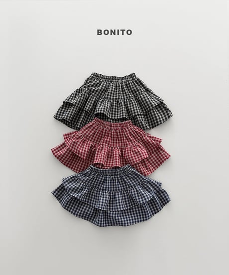 予約 bonito Check-out skirt
